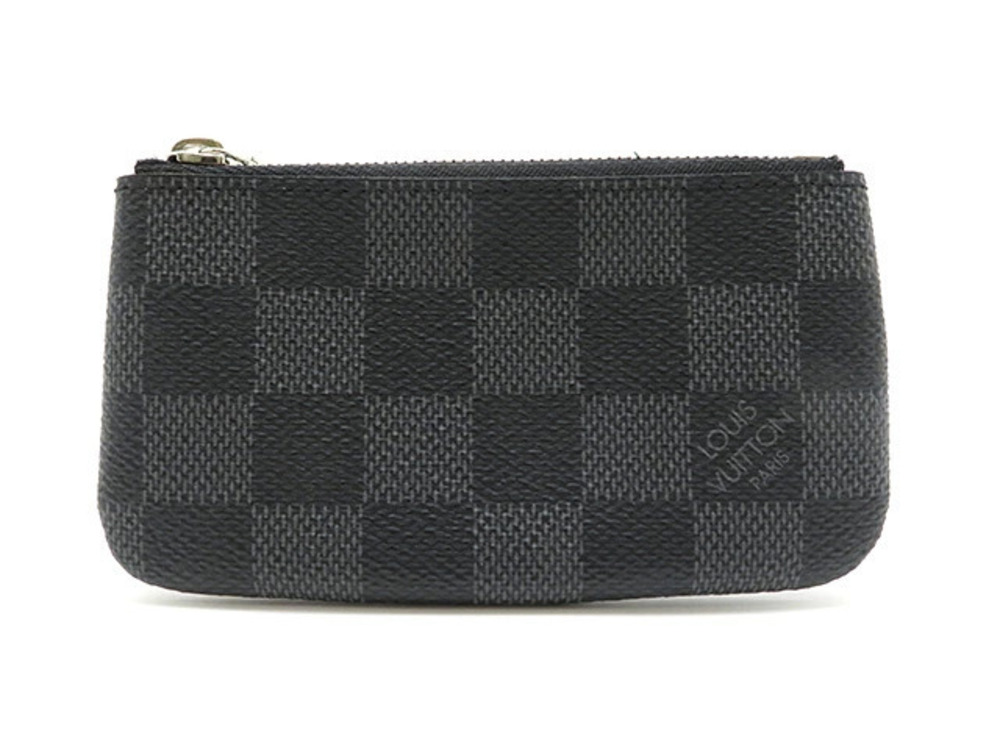 LOUIS VUITTON Wallet Accessories Pochette Damier Graphite Black